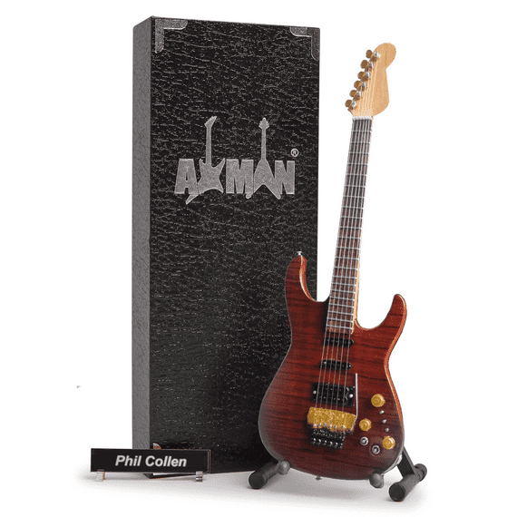 Phil Collen Guitar Miniature Replica | Def Leppard | Handmade Music Gifts