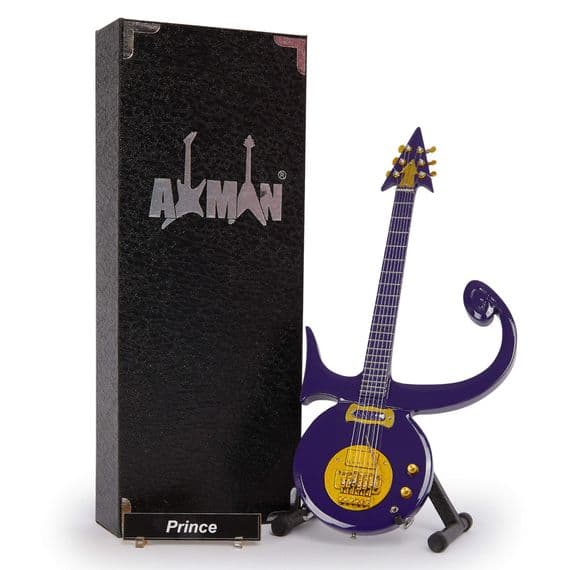 Prince Guitar Miniature Replica | Purple Love | Handmade Music Gifts
