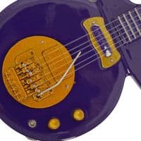 Prince Guitar Miniature Replica | Purple Love | Handmade Music Gifts