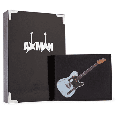 Rick Parfitt Wallet / Gift Box | Plectrum Holder | Vegan Leather | Original Artwork