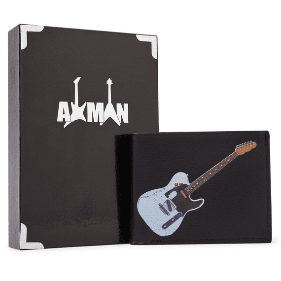 Rick Parfitt Wallet / Gift Box | Plectrum Holder | Vegan Leather | Original Artwork