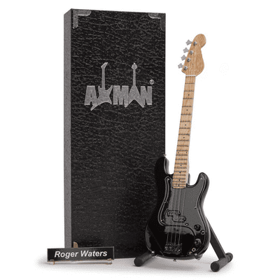Roger Waters Bass Guitar Miniature Replica | Pink Floyd | Handmade Music Gifts