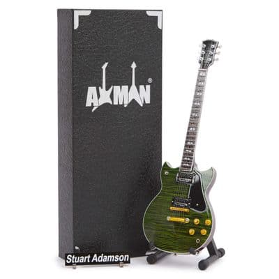 Stuart Adamson Guitar Miniature Replica | Skids, Big Country | Handmade Music Gifts