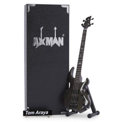 Tom Araya Guitar Miniature Replica | Slayer | Handmade Music Gifts