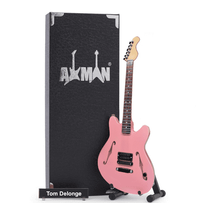 Tom Delonge Guitar Miniature Replica | Blink 182 | Handmade Music Gifts
