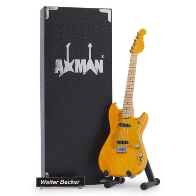 Walter Becker Guitar Miniature Replica | Steely Dan | Handmade Music Gifts