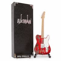 Billy Gibbons Guitar Miniature Replica | ZZ Top | Handmade Music Gifts