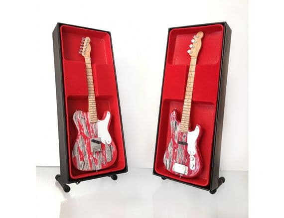 Billy Gibbons Guitar Miniature Replica | ZZ Top | Handmade Music Gifts