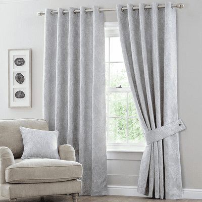 Adrianna Eyelet Curtains Seafoam