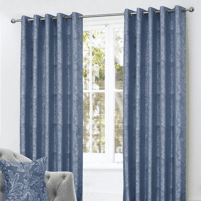 Annabele Curtains Black Out Navy