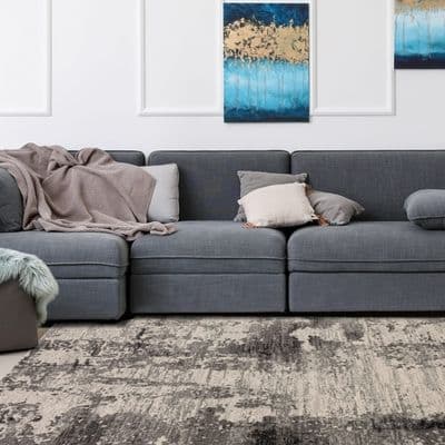 Asiatic Nova  Rug | Mirage Charcoal NV37