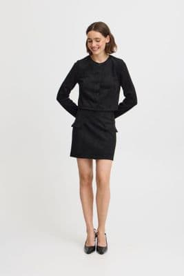 b.young Tomira Short Skirt | Black 20815322