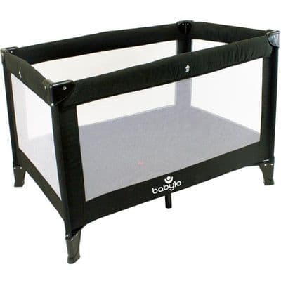 Babylo Alpha Travel Cot | Black