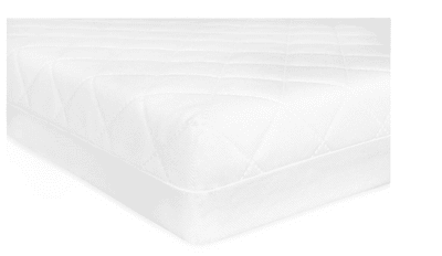Babylo Quilted Fibre Travel Cot Mattress 99x69x5 cm | White