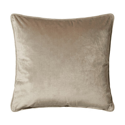 Bellini Velour 45x45cm Cushion Taupe