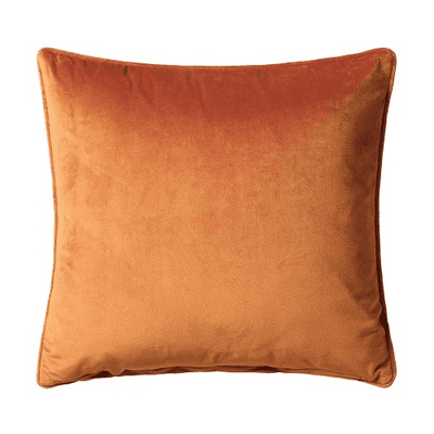 Bellini Velour 45x45cm Cushion Terracotta