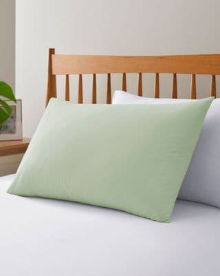 Bianca 200TC Percale Pillowcase | Sage
