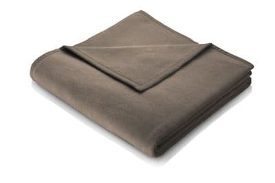 Biederlack Blanket Cotton Rich 140x 180cm |Taupe B6054
