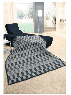 Biederlack Colton Rich  Bricks Blanket 140x180cm| Blue 823731
