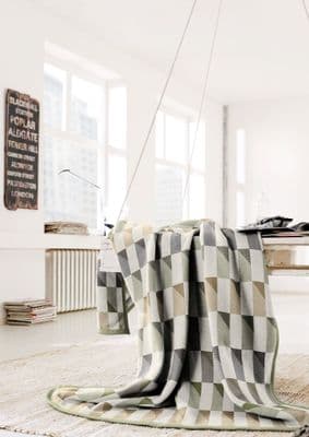 Biederlack  Italian Collection Illusion Blanket  150x200cm|Green B7296