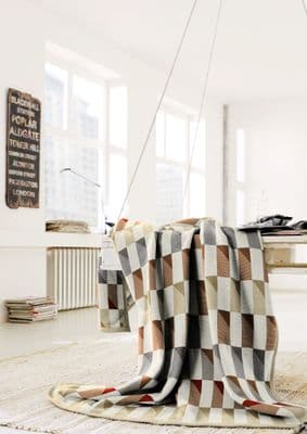 Biederlack  Italian Collection Illusion Blanket 150x200cm  |  Orange B7295