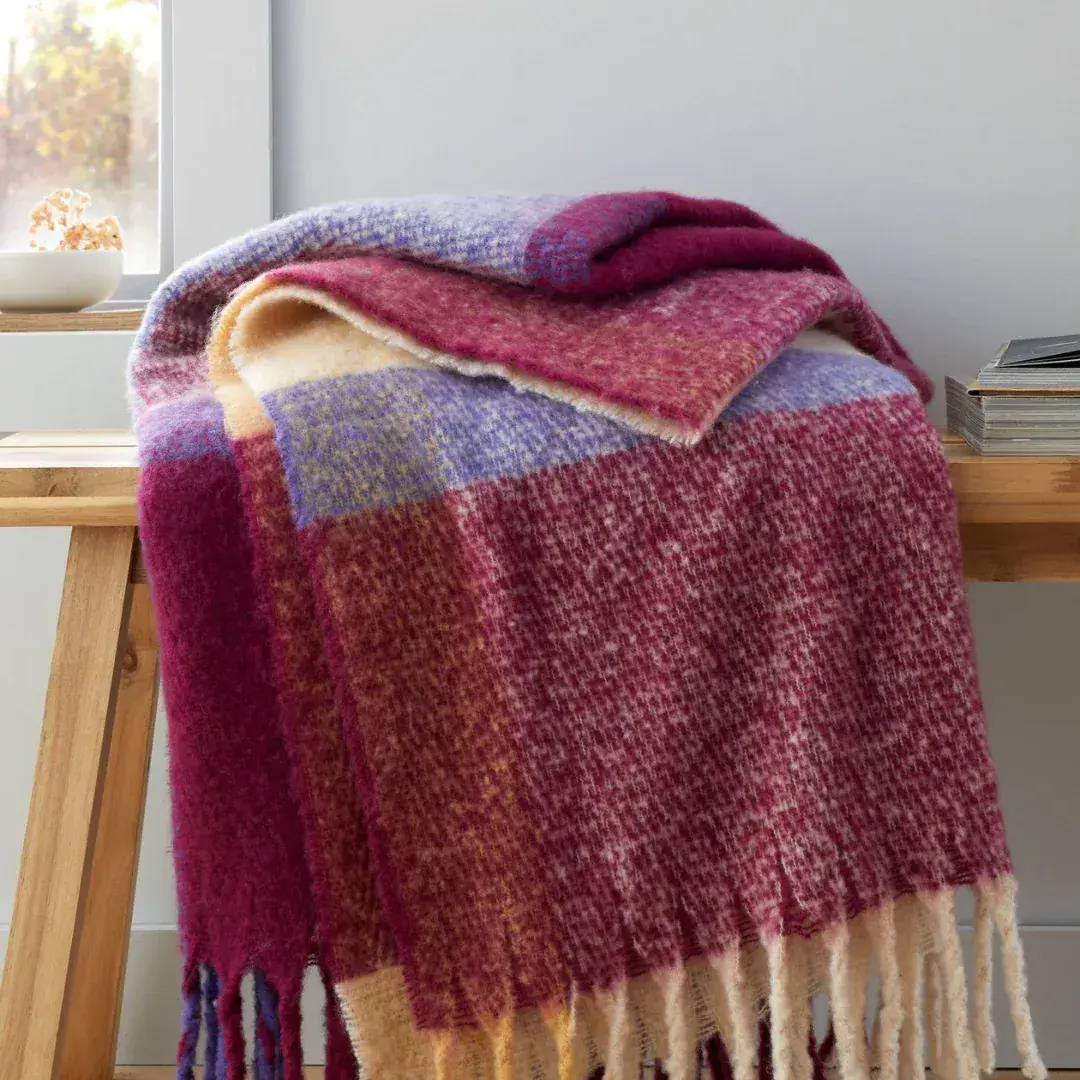 Plaid 130x170 cm SWEET Blanc - Plaid Plaid 130x170 cm SWEET Blanc - Plaid