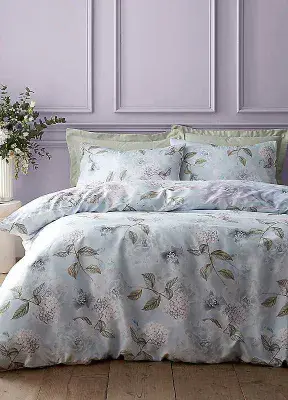 Catherine Lansfield Floral Sereniyy Duvet Set| Blue