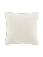 Catherine Lansfield Wilson Velvet Filled Cushion 35x35cm| Natural