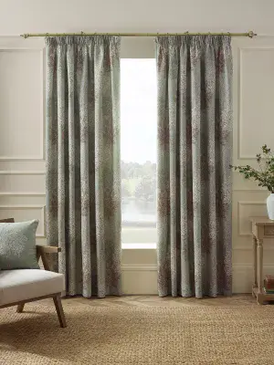 Catherine Lansfield Woodlands Trees Curtains | Green