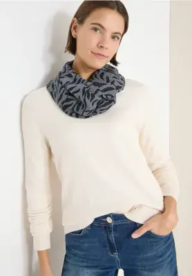 CECIL Burnout Loop Scarf | Universal  Blue573044