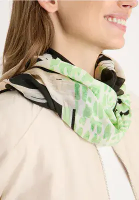 CECIL Patterned Print Loop | Khaki 573024