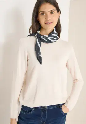 CECIL Printed Bandana Scarf | Universal Blue 573045