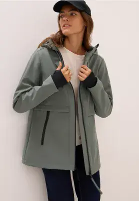 CECIL Softshell Coat | Olive 202093