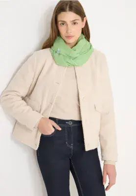 CECIL Solid Loop Scarf | Green 572756
