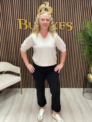 D.E.C.K BY DECOLLAGE Deck Cuff Trousers | Black 2256