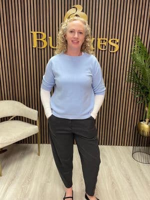 D.E.C.K BY DECOLLAGE Deck Knit Jumper | Sky 37741