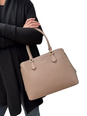 David Jones Smart Tote Bag | Mushroom CM7648A