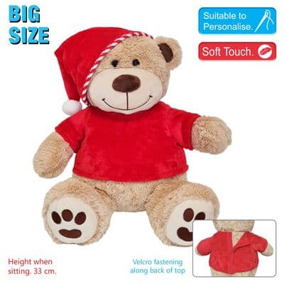 Daydream Paws Bear With T-Shirt | Red BB108M
