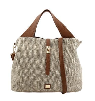 Dice Jupiter A/Line Hand Bag | Tan 13D2294