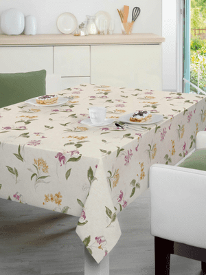 Donal Lynch  Freesias  Oil Cloth  | Cream E41/07