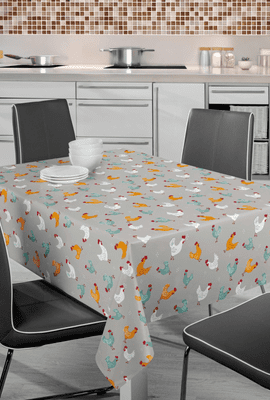 Donal Lynch  Poules  Oil Cloth  | Grey D40/02