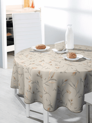 Donal Lynch  Round Table Cloth 160cm   Beige A44/08