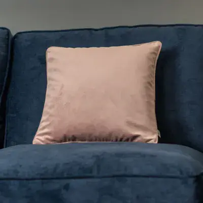 FERVOR + HUE  Plain Soft Velvet Cushion 45x45cm| Heather