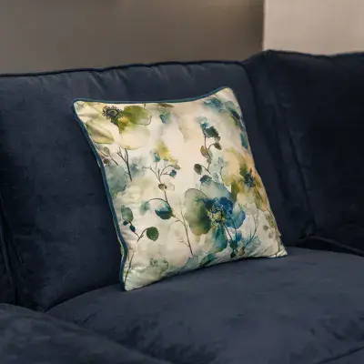 FERVOR + HUE  Watercolour Poppy Cushion 45X45 | Poppy