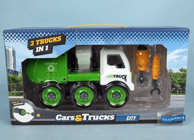 Fitzpatrick Cars & Trucks DIY Garbage Truck Set 3