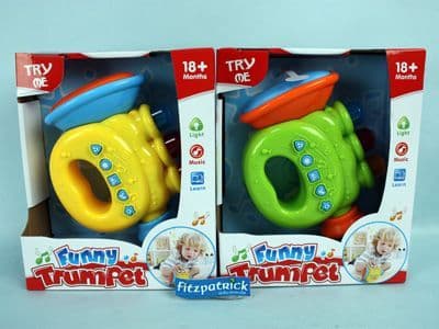 Fitzpatrick Toy Trumpet W/light & Sound  | 11103