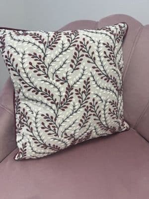 Fullshire Jaipur Cushion Cover 43x43 cm | Wine
