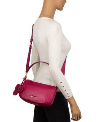 Gionni Onyx Shoulder Bag | Fuchsia 11G2884