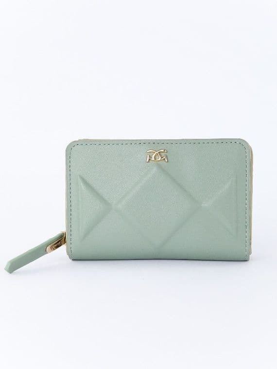 Gionni Pearl Zip and Stud Purse | Green  20G1220