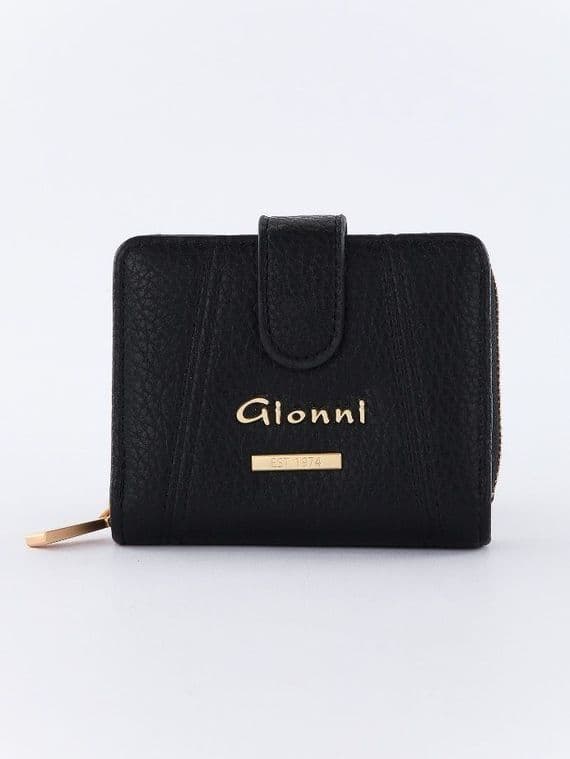 Gionni Triffon Zip Around Wallet | Black 20G1228